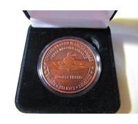 U S Marine Corps Force Ricognizione (Rame) Moneta di Sfida W/Presentazione Box