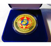 U S Marine Corps Forces Command Moneta di Sfida W/Presentazione Scatola