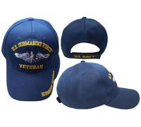 U.S.Navy Submarine Forza Veterano Blu Navy Regolabile Ricamato Cappello