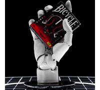 U.S.P.C.C. Mazzo di Carte Bicycle Machine56 R-Type/2 Black Playing Cards by RunIt Decks