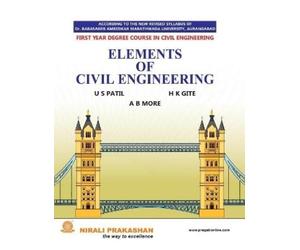U S Patil Elements of Civil Engineering (Tascabile)
