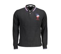 U.S. POLO ASSN. Black Cotton Men's Polo Shirt - XL