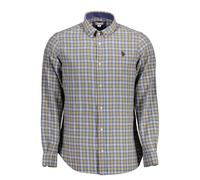 U.S. POLO ASSN. Blue Cotton Men Shirt - XL