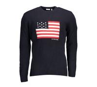 U.S. POLO ASSN. Blue Wool Men Sweater - XXL