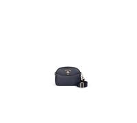 U.S. POLO ASSN. - Borsa a tracolla in poliuretanica, blu navy (25 X 8.5 X 18.5 cm)