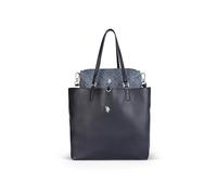 U.S.POLO ASSN. - Borsa shopper in poliuretanica, blu navy (33 X 14 X 32 cm)