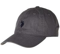 U.S. Polo Assn. Cappello da Baseball Regolabile Curvo in Cotone da Uomo con Logo Ricamato Piccolo Pony, Ardesia, Taglia Unica