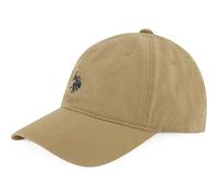 U.S. Polo Assn. Concept One Small Polo Pony Logo Baseball Hat, 100% Cotton, Adjustable Cap, Khaki