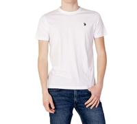U.S. Polo Assn. Crew Neck Small Pony T-Shirt, Bianco, L Uomo