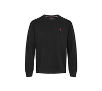 U.S. Polo Assn. Felpe classiche girocollo in cotone nero, Nero , Taglia unica