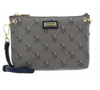 U.S. POLO ASSN. Flat Crossbody Bag Brown / Navy
