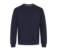U.S. Polo ASSN. Klassische Felpe, Rundhalsausschnitt, Dunkelblau, cotone, S, Dunkelblau, S