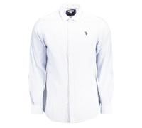 U.S. POLO ASSN. Light Blue Cotton Men Shirt - XL