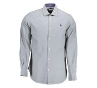 U.S. POLO ASSN. Light Blue Cotton Men Shirt - XXL
