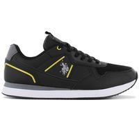 Scarpe da uomo US Polo Assn Nobil 004 sneakers basse casual sportive comode nere