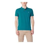 U.S. Polo Assn. - Polo Blu Con Chiusura A Bottoni 100% Cotone - - Tops - Uomo - Blu - S