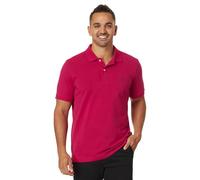 U.S. Polo Assn. Polo Classica da Uomo, con Chiusura a Due Bottoni, Polo in piqué, Estiva, alla Moda, da Golf, Vite Lampone, L