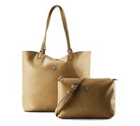 U.S. Polo Assn. Rogersville borsa reversibile L 33 cm beige