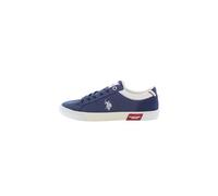 U.S. Polo Assn. - Slip on BASTER001M/5TH3 in Tessuto, Blu Navy-Bianco (42)