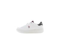U.S. Polo Assn. - Sneakers CODY001MDY2 in Sintetico, Bianco-Marrone Scuro-Blu (43)