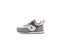 U.S. POLO ASSN. - Sneakers NOBIK010K/CNH4 in Nylon, Bianco-Grigio Chiaro (37)
