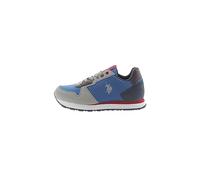 U.S. Polo Assn. - Sneakers NOBIK011K/CNH1 in Nylon, Blu-Grigio (35)
