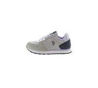 U.S. POLO ASSN. - Sneakers NOBIK011K/CNH2 in Nylon, Argento-Blu Scuro (39)