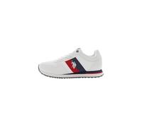 U.S. Polo Assn. - Sneakers XIRIO007M/5TY2 in Tessuto, Bianco-Blu-Rosso (42)