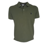 U.S. Polo Assn. T-Shirt Logo Fronte e Retro Cotone Verde