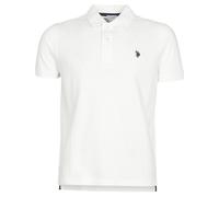 U.S. Polo Assn. T-shirt Logo Fronte e Retro in Cotone colore Bianco