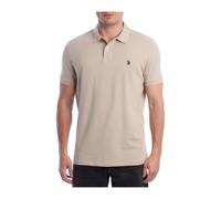 U.S. Polo Assn., ,Tops ,Uomo ,Beige ,2XL Polo a maniche corte