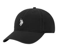 U.S. POLO ASSN. Us Polo Assn. Berretto da Baseball in Cotone, Regolabile, Tesa Curva, con Piccolo Logo Pony Ricamato Cappellino, Nero, Taglia Unica (Pacco da 6) Uomo