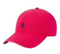 U.S. POLO ASSN. Us Polo Assn. Berretto da Baseball in Cotone, Regolabile, Tesa Curva, con Piccolo Logo Pony Ricamato Cappellino, Colore: Rosso, Taglia Unica (Pacco da 6) Uomo