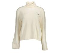 U.S. POLO ASSN. White Acrylic Women Sweater - XL