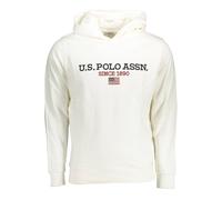 U.S. POLO ASSN. White Cotton Men Sweatshirt - 3XL