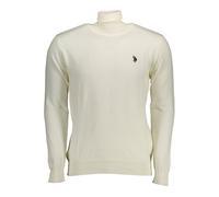 U.S. POLO ASSN. White Cotton Men's Sweater - 3XL