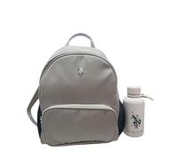 U.S. Polo Assn. Zaino donna Cool Backpack Nylon con Borraccia Sabbia Beige
