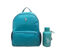 U.S. Polo Assn. Zaino donna Cool Backpack Nylon con Borraccia Verde Acqua