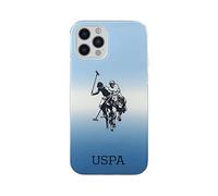 U.S POLO Protettiva USHCP12MPCDGBL Cover per Apple iPhone 12/12 Pro, Blu