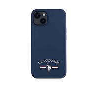 U.S POLO Protettiva USHCP13SSFGV Cover per Apple iPhone 13 Mini, Blu marine