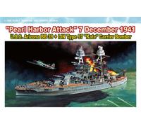 U.S.S. Arizona BB-39 + IJN Type 97 ''Kate'' Carrier Bomber 1:700 Plastic Kit