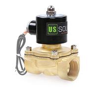 U.S. Solid 24V DC 1" G Elettrovalvola Elettrovalvola Ottone Normalmente chiuso "NC" Solenoid valvola azionamento diretto Aria Acqua Olio