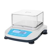 U.S. Solid Bilancia di precisione da laboratorio, 300 g x 0,01 g, bilancia analitica ad alta precisione con interfaccia USB e RS232, scudo di tiraggio staccabile, peso di calibrazione, 100-240 VAC