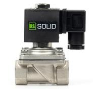 U.S. Solid Elettrovalvola a solenoide da 3/4" - Acciaio inossidabile AC 220V con guarnizione Viton, normalmente chiusa, tipo scatola di giunzione, filettatura G