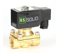 U.S. Solid Elettrovalvola a solenoide di vuoto - elettrovalvola a solenoide elettrica di resistenza ad alta temperatura d'ottone 12V di CC del Mpa 1/2" 1,0 °C-180°F
