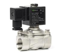U.S. Solid Elettrovalvola in acciaio inossidabile G 3/4" 24 V DC normalmente chiusa 10 bar - Valvola acqua elettrica per acqua, aria, diesel, cherosene, benzina