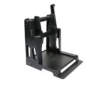U.S.Solid - Porta rotolo di etichette 2 in 1 con manico e riavvolgitore manuale per etichette, porta etichette da tavolo per rotoli, etichette pieghevoli e adesive, forniture per imballaggi per