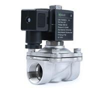 U.S. Solid Solenoid Valve Elettrovalvola in acciaio inossidabile G 3/4" 220 V AC normalmente chiusa 10 bar, valvola elettrica per acqua aria diesel cherosene benzina