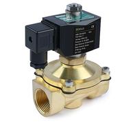 U.S. Solid Solenoid Valve Elettrovalvola in ottone G 1" 220 V AC normalmente aperta 10 bar, valvola elettrica per acqua aria diesel cherosene benzina