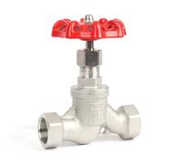 U.S. Solid Valvola a globo manuale in acciaio inossidabile da 3/4", regolatore di flusso tipo S per acqua, olio e gas